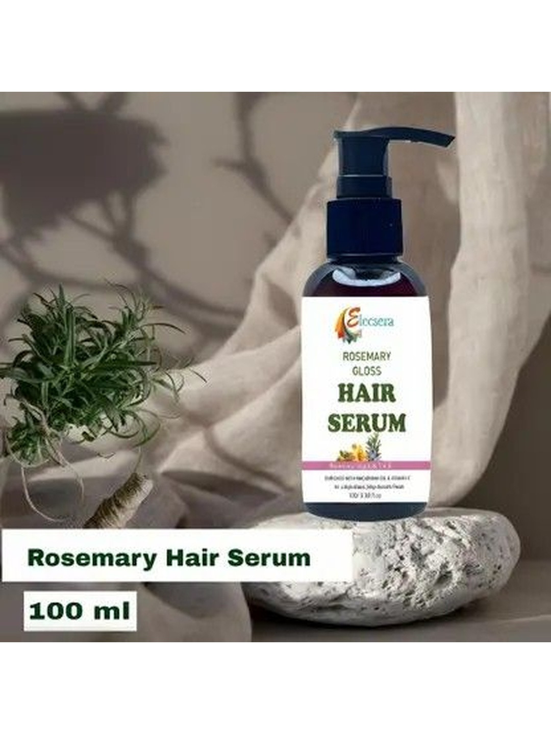 Elecsera Rosemary Hair Serum For Dry & Frizzy Hair - 100 ml