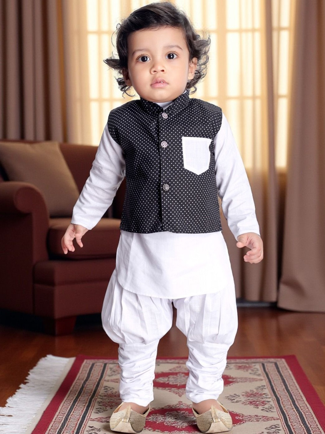NEW GEN Boys Regular Kurta with Patiala
