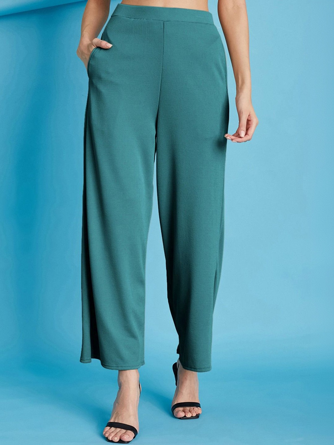 DTR FASHION Women Comfort High-Rise Trousers