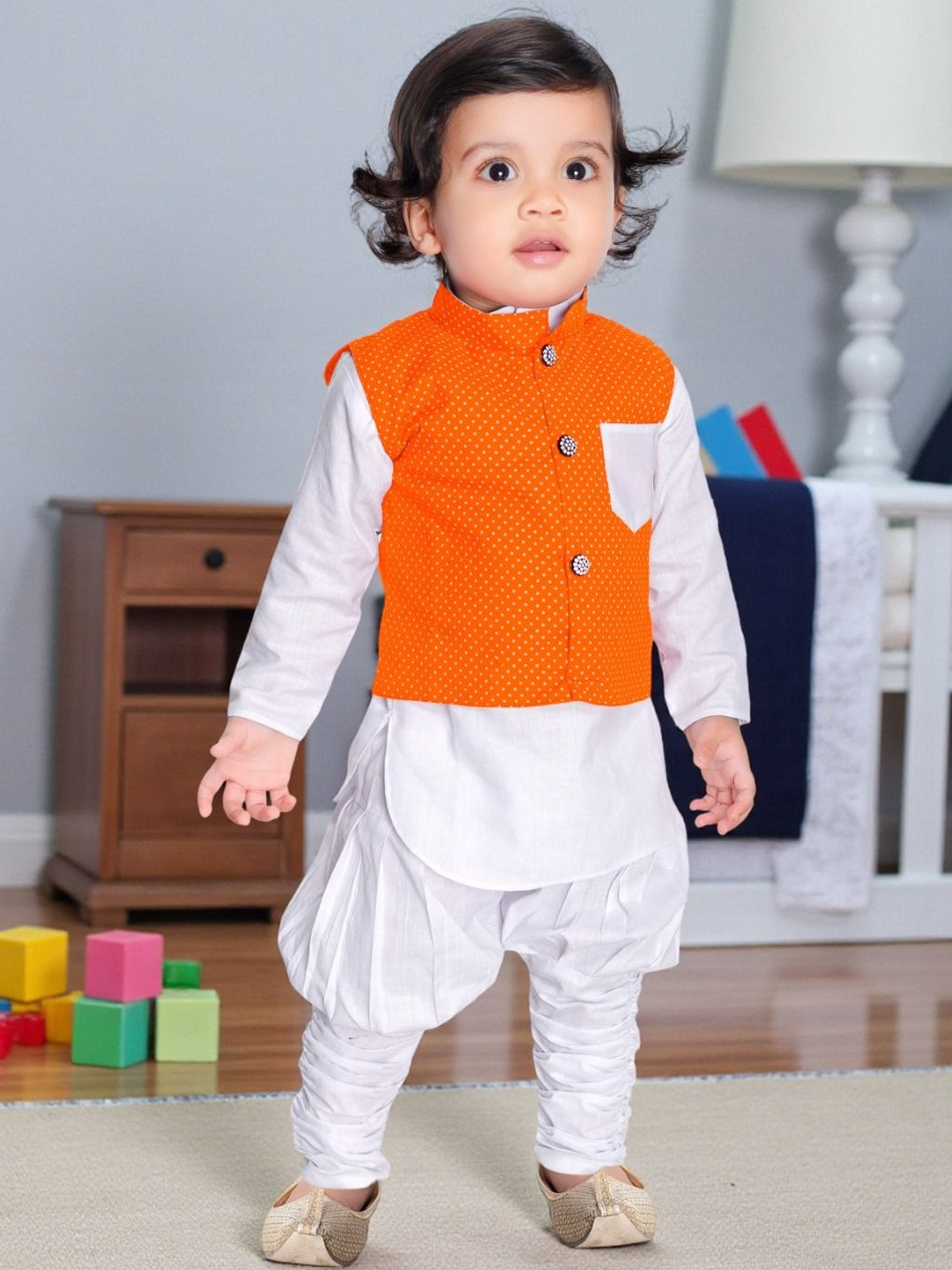 NEW GEN Boys Regular Kurta with Patiala