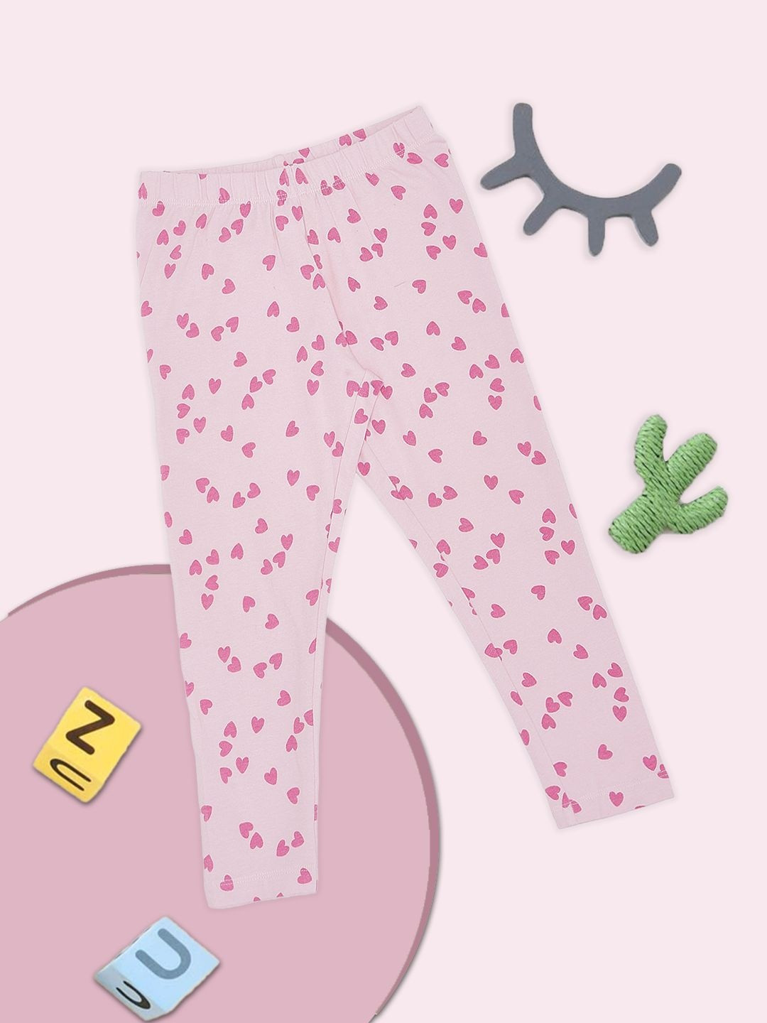Pantaloons Junior Girls Conversational Printed Straight Lounge Pants