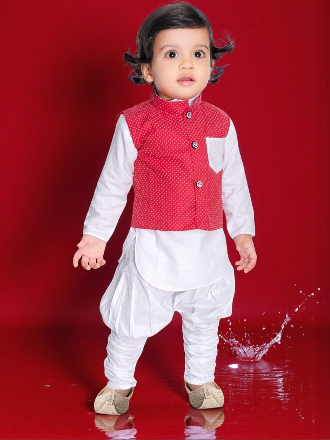 NEW GEN Boys Regular Kurta with Patiala