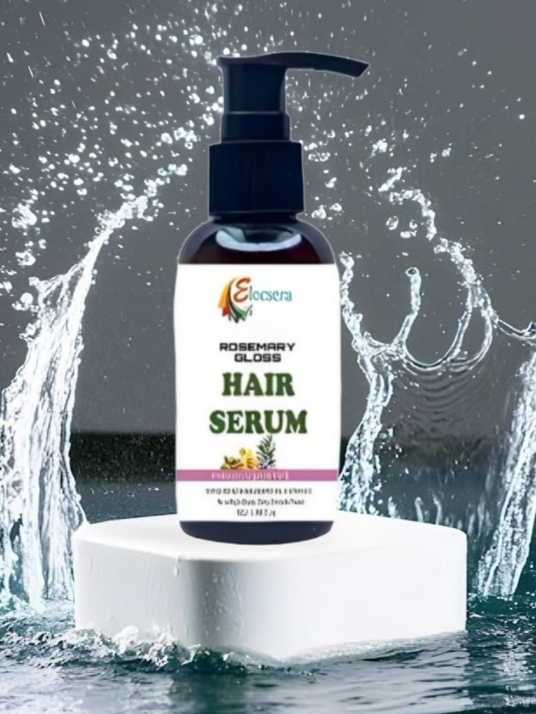 Elecsera Rosemary Gloss Smooth & Shine Hair Serum For Dry Hair - 100 ml