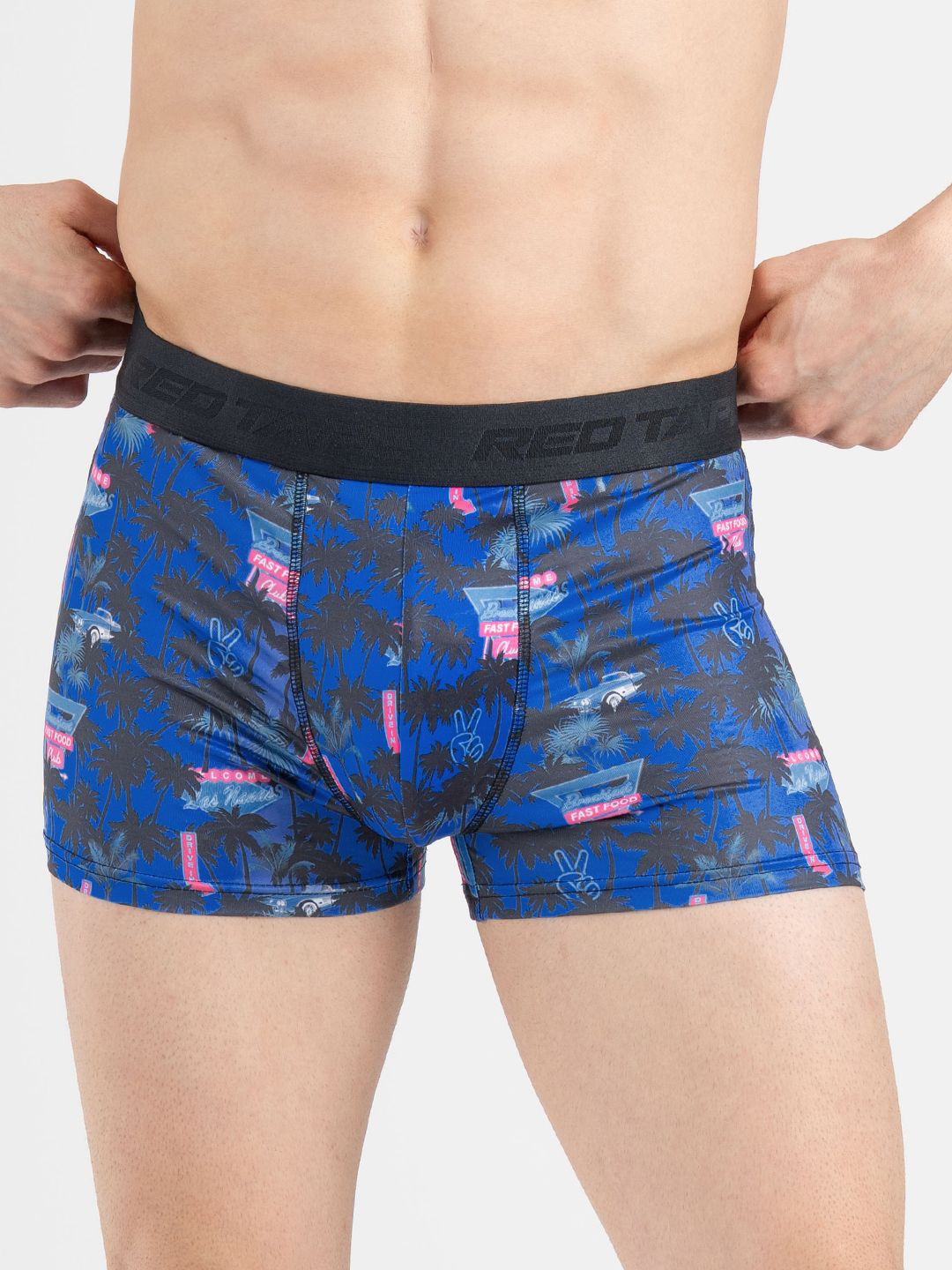 Red Tap Printed Mid-Rise Trunk RUT0058M-S