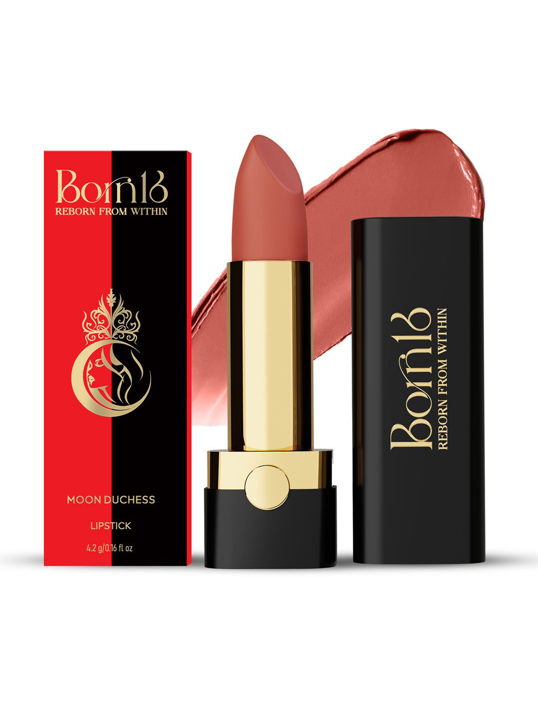 Born16 Moon Duchess Matte Perfection Lipstick - 4.2 g - Coralini