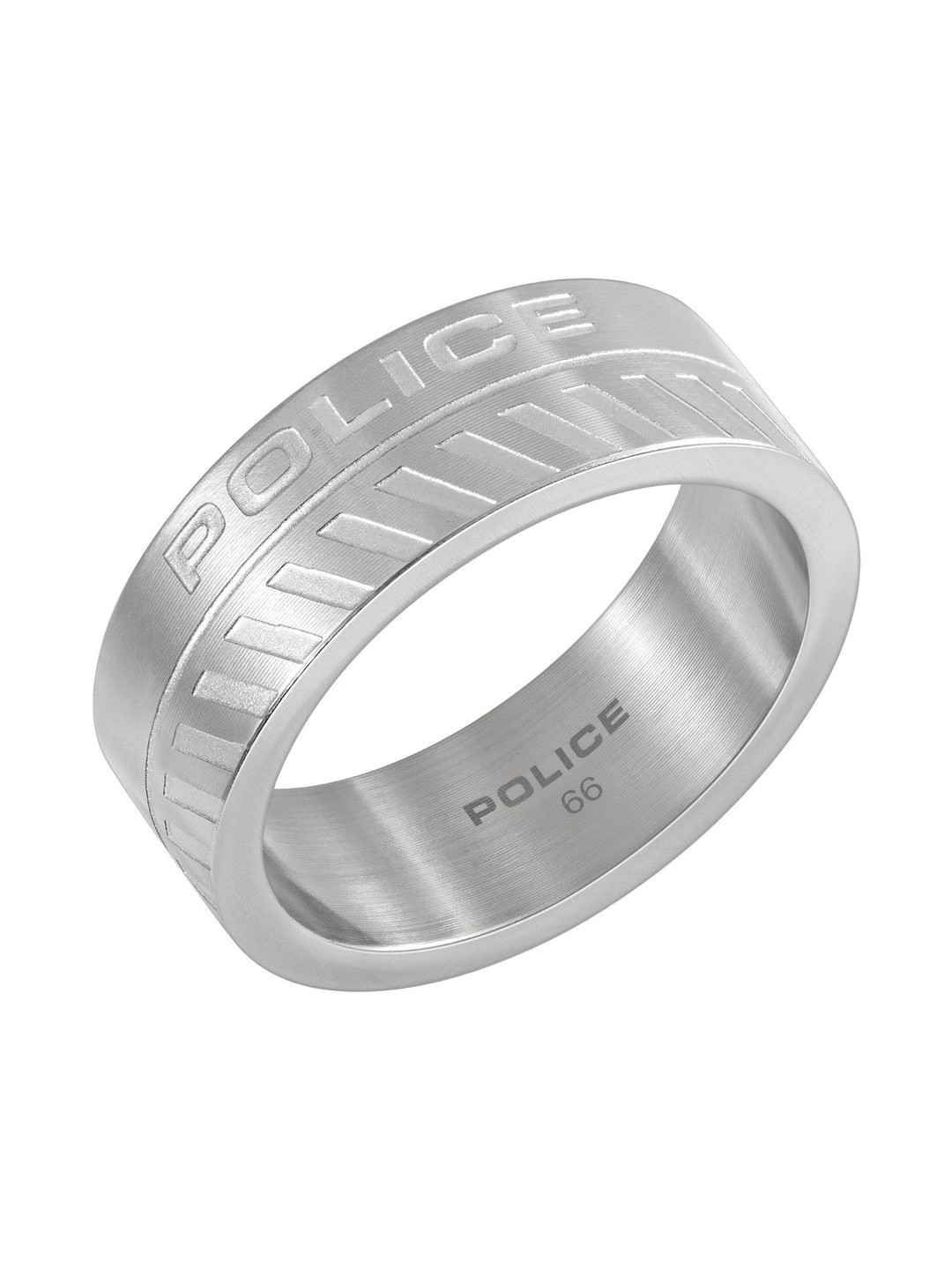 Police Men Treadstone Ellipse Band Finger Ring