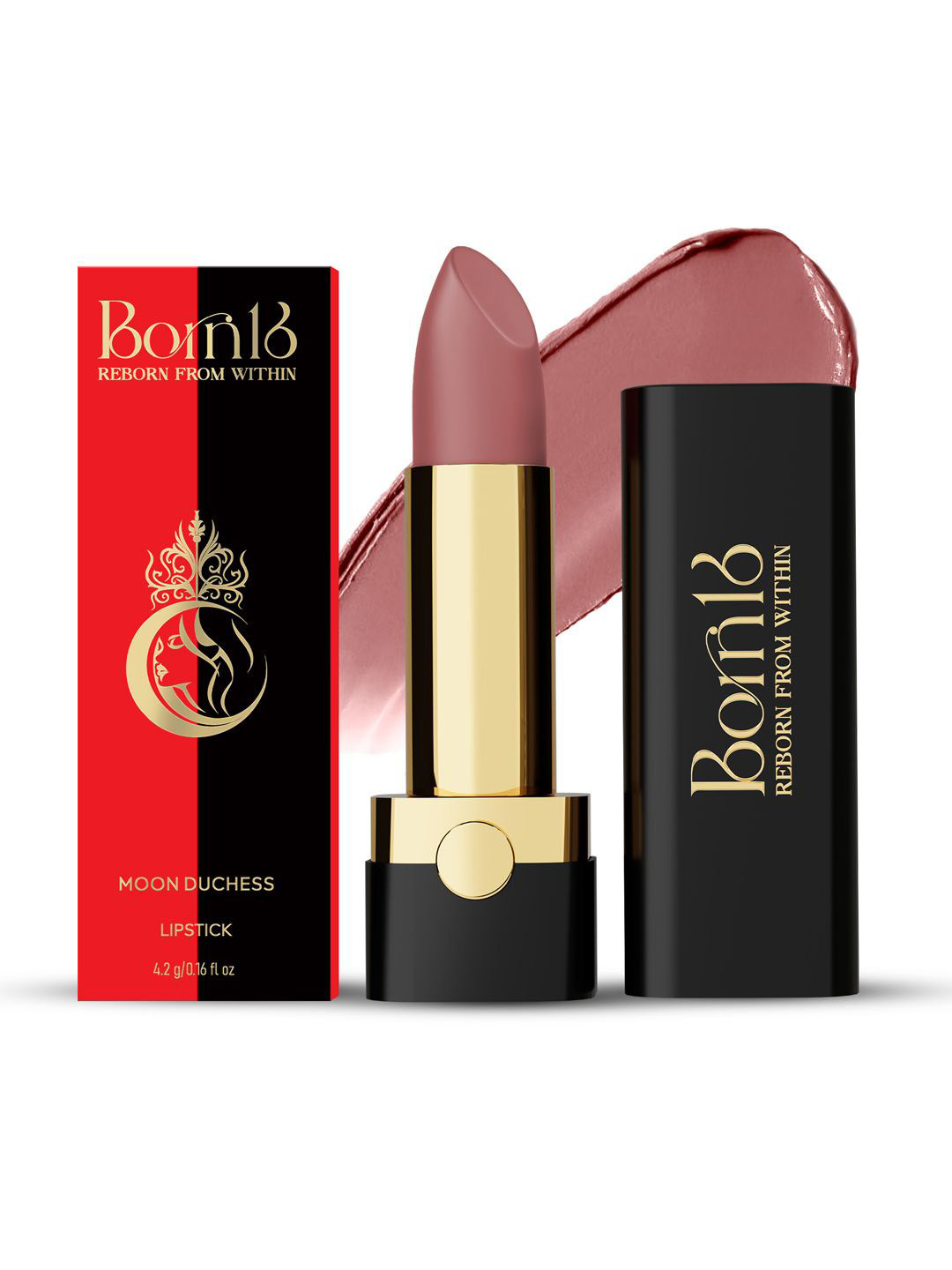 Born16 Moon Duchess Matte Perfection Lipstick - 4.2 g - Mystara