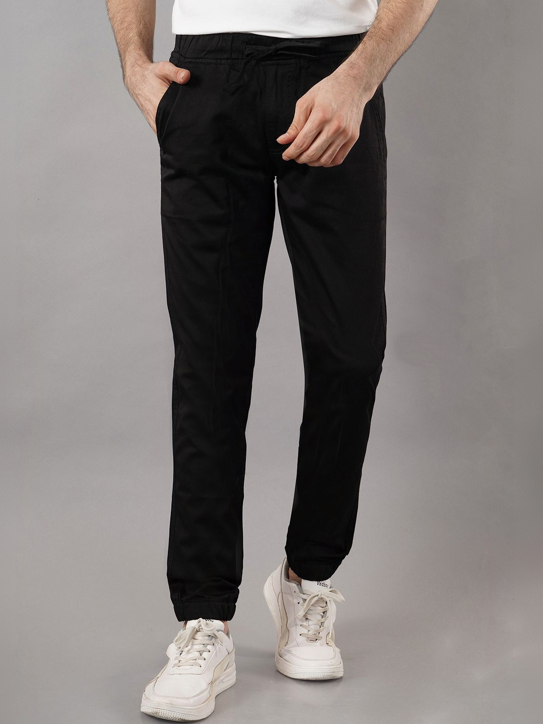 NIVASU Men New Basics Mid-Rise Chinos Trousers