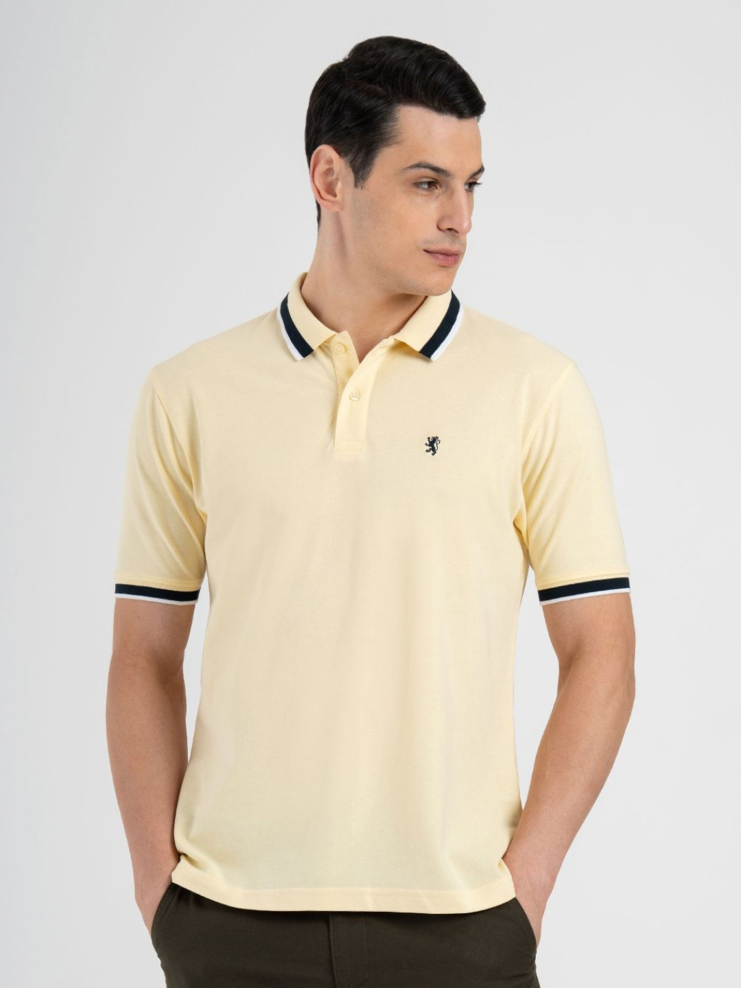 Red Tape Polo Collar Short Sleeves T-shirt