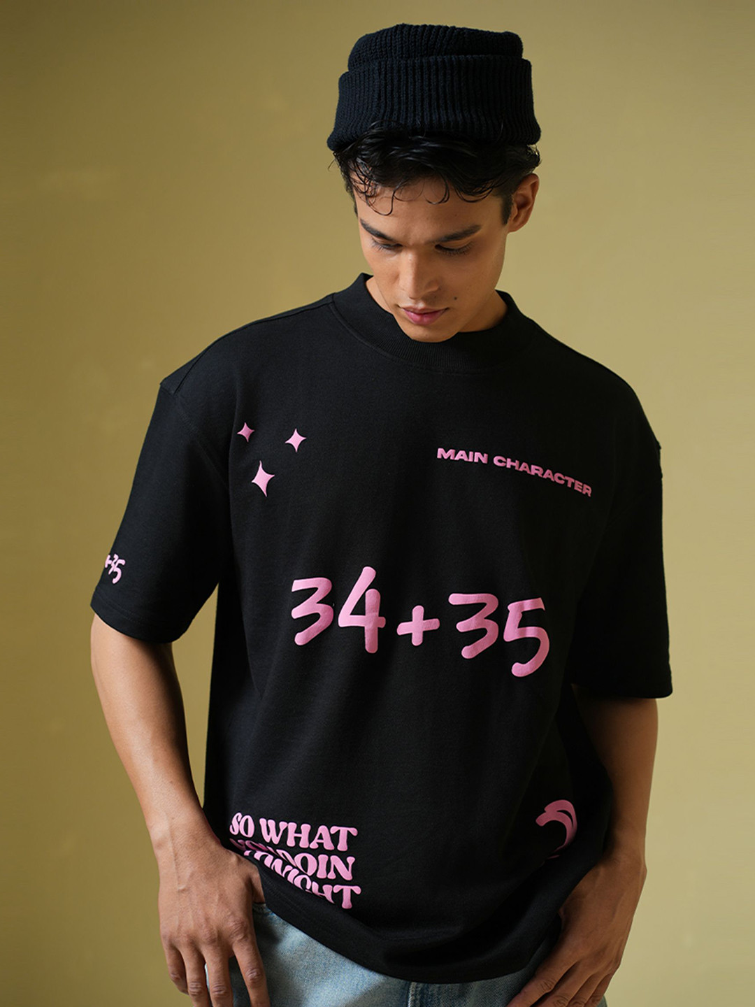 Main Character India Men Oversized Tshirt