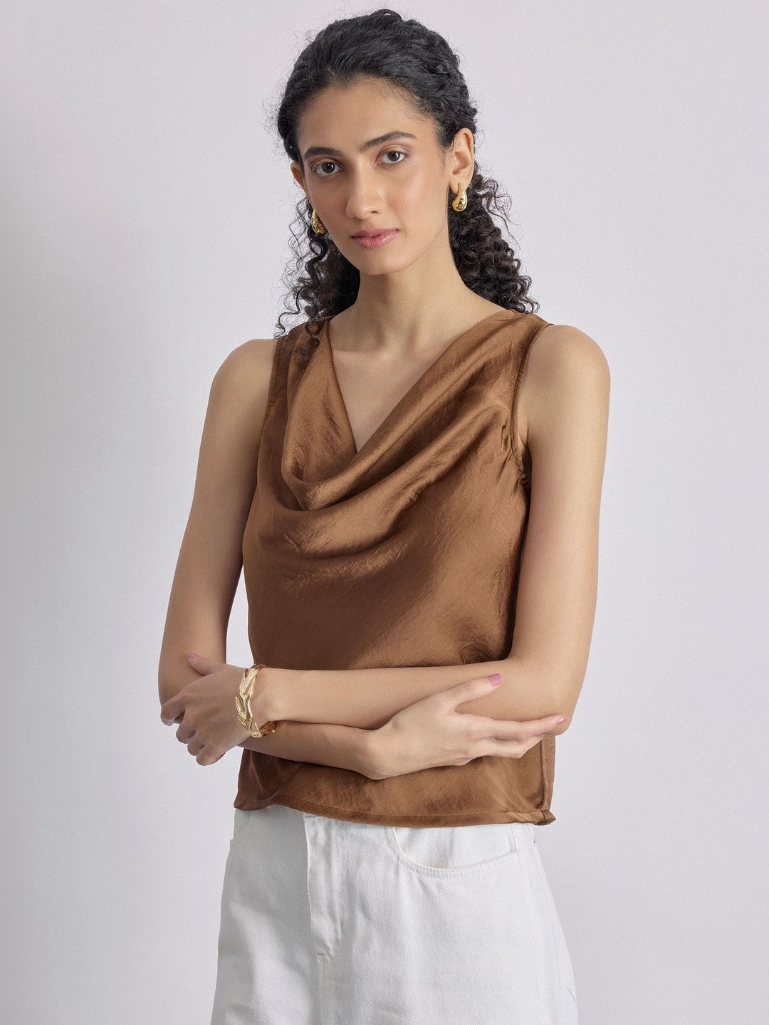 The Label Life Cowl Neck Top