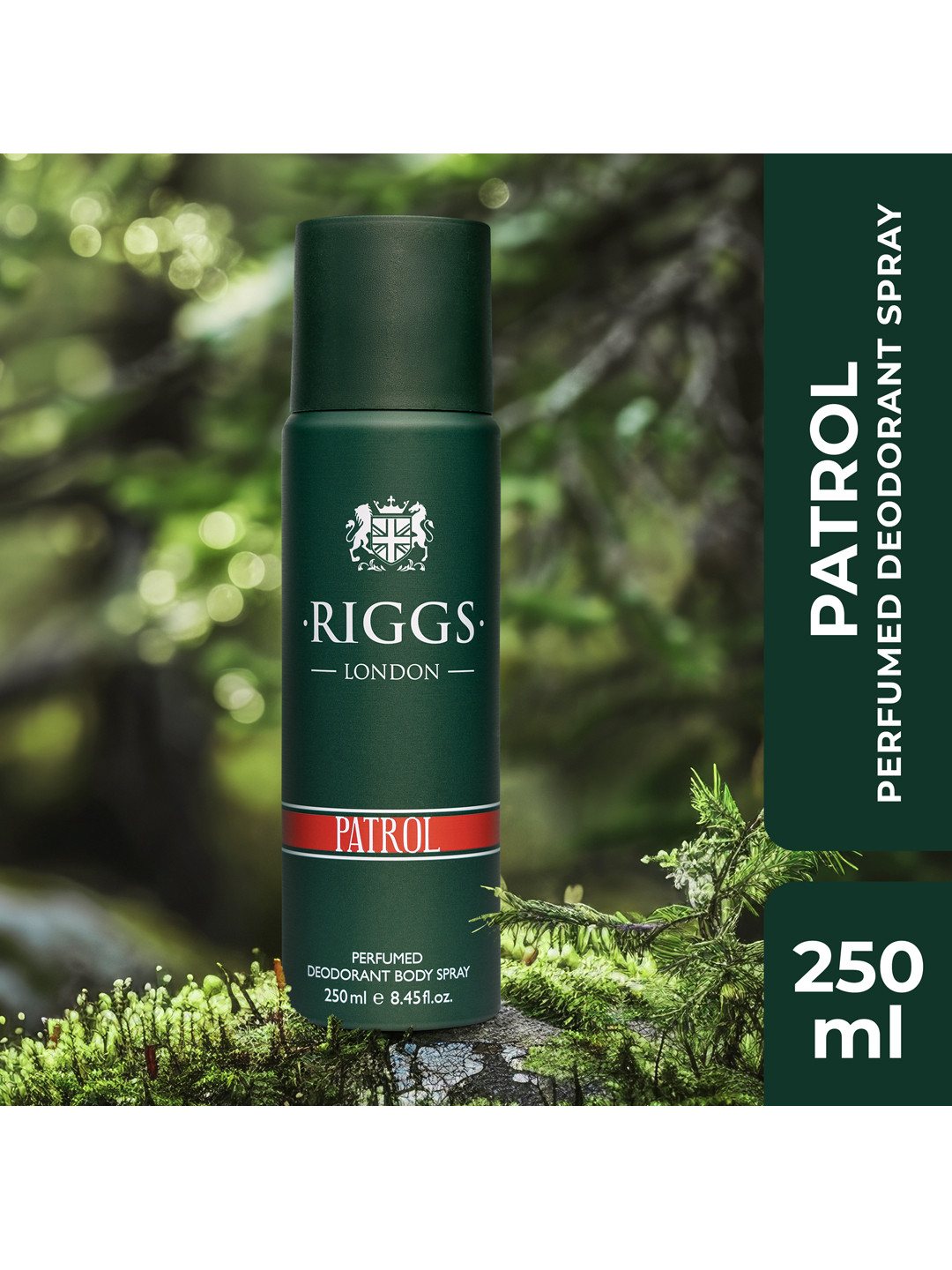 RIGGS LONDON Men Patrol Perfumed Deodorant Body Spray - 250 ml
