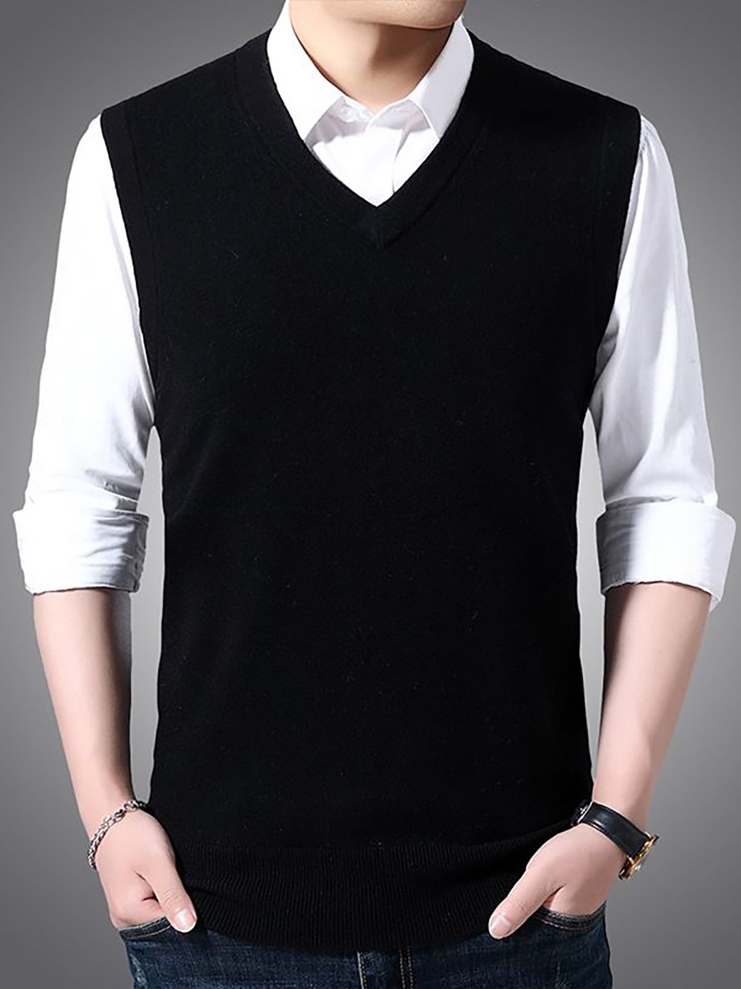 StyleCast x Revolte Men Sweater Vest