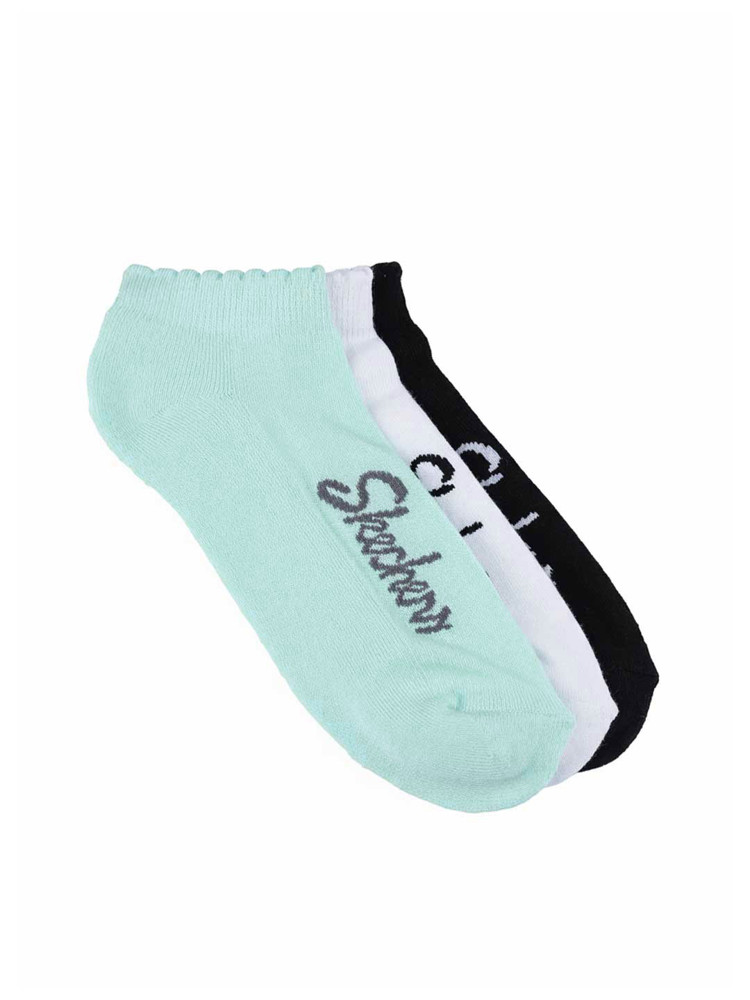 Skechers Women Pack Of 3 SOLIDHALF TERRY LO