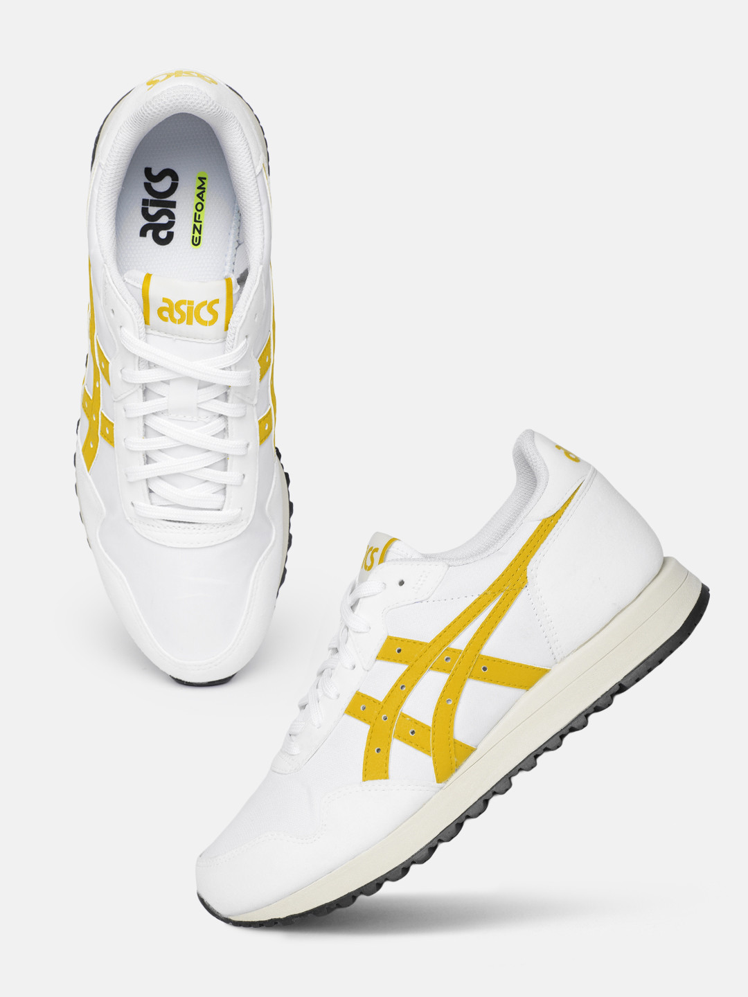 ASICS Men Brand Logo Textured Tiger Runner II Everyday Sneakers