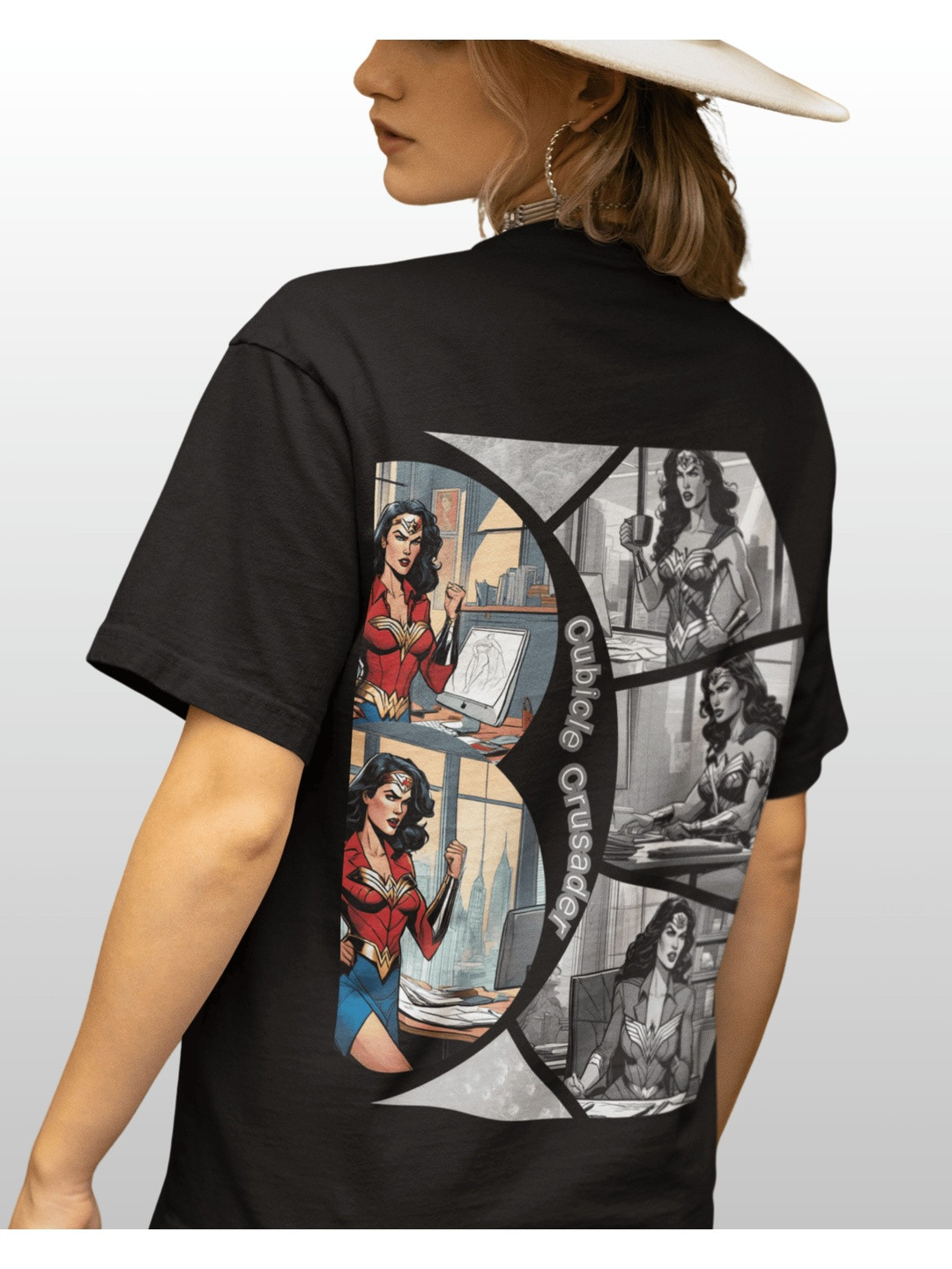 Tee Fusion Women Wonder Woman Printed T-shirt