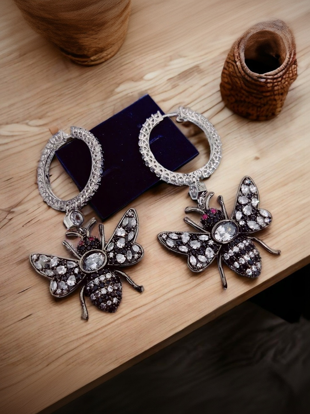 Opal Touch Animal Shaped Hoop Earrings