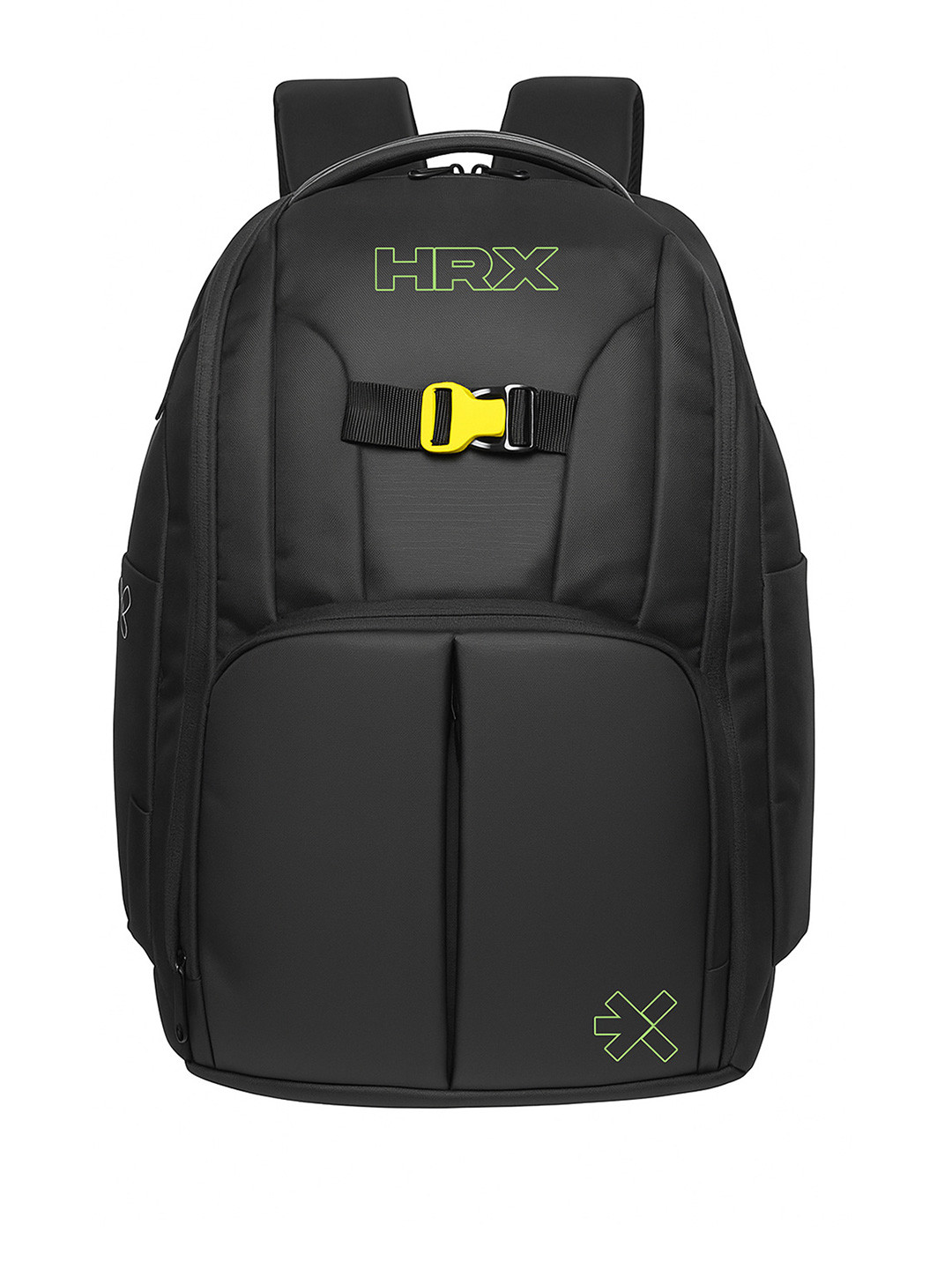 HRX by Hrithik Roshan Unisex Brand Logo Backpack with Anti-Theft
