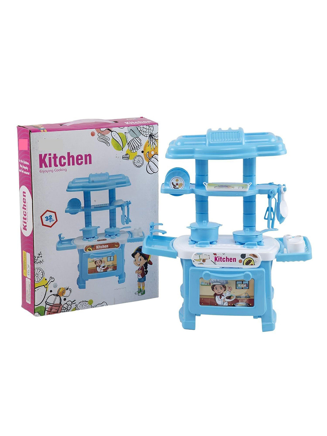 AR Kids Toys Kids 32 pcs Cooking Set Activity Toys and Games