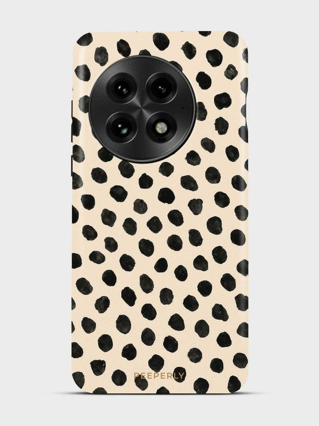 PEEPERLY Women Almond Latte Printed Impact Resistant OnePlus 11 5G Crystal  Back Case