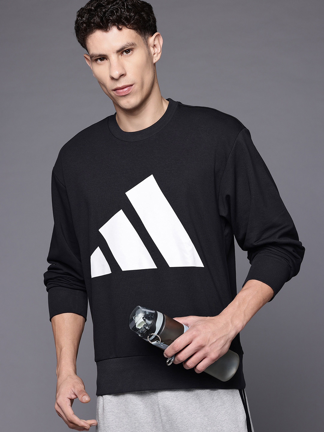 ADIDAS Brand Logo Print Relaxed  BL FT Sweatshirt