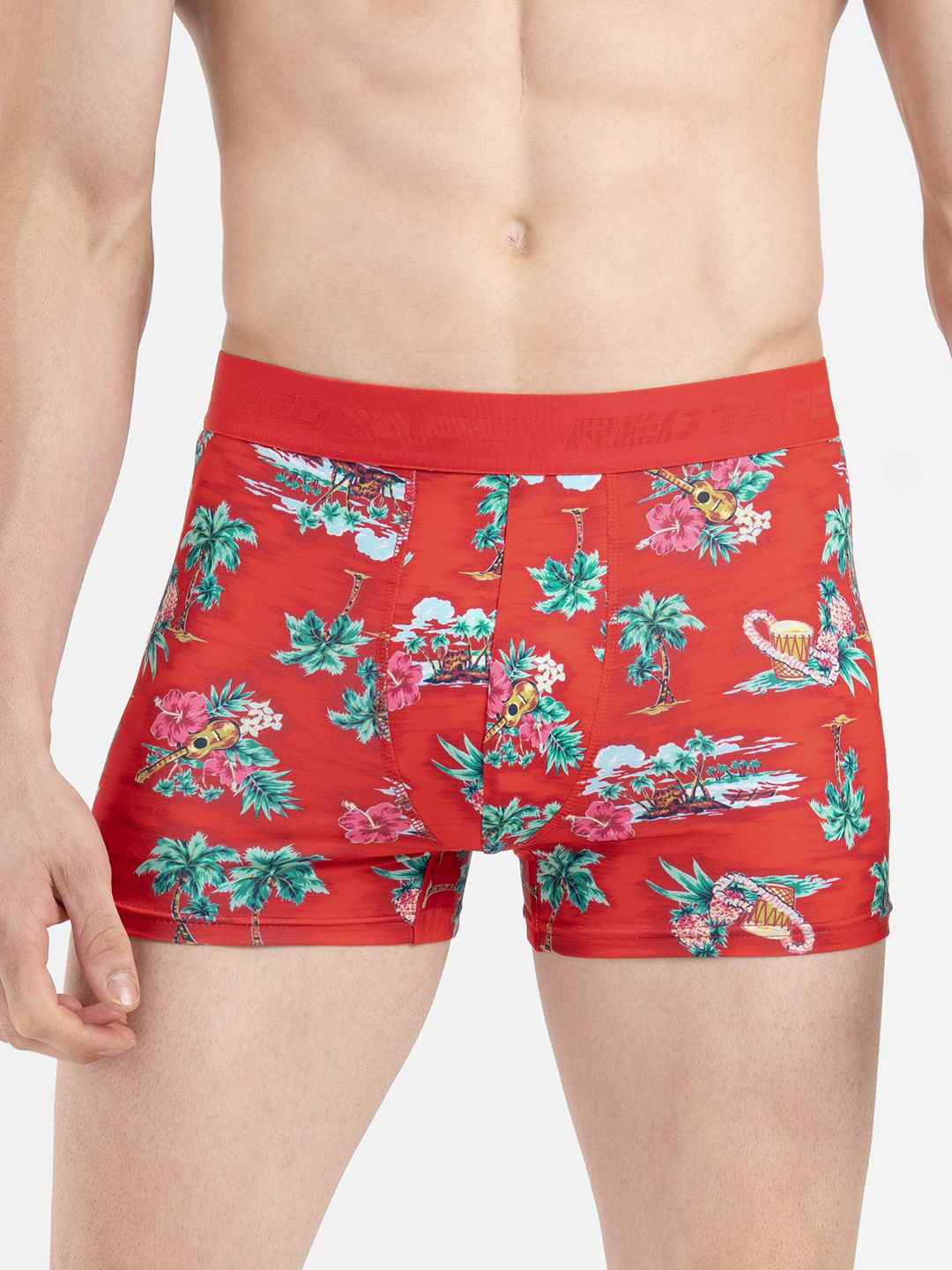 Red Tap Printed Mid-Rise Trunk RUT0071M-S