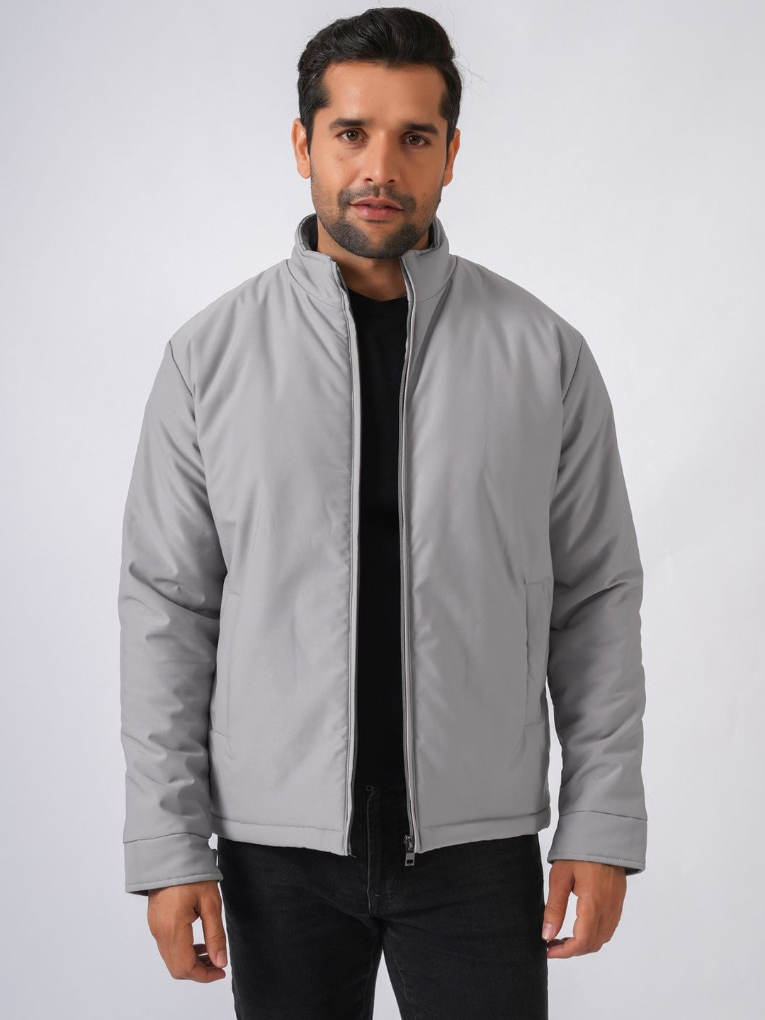 PERCH Light Lightweight Rivets Stand Collar Bomber
