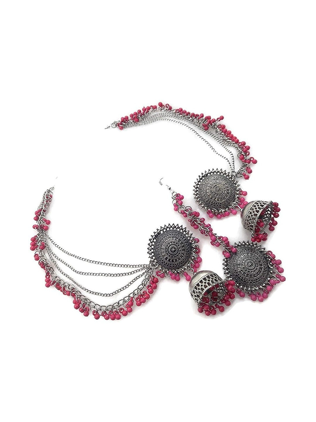 N S G Gunghroo Beaded Jewellery Set