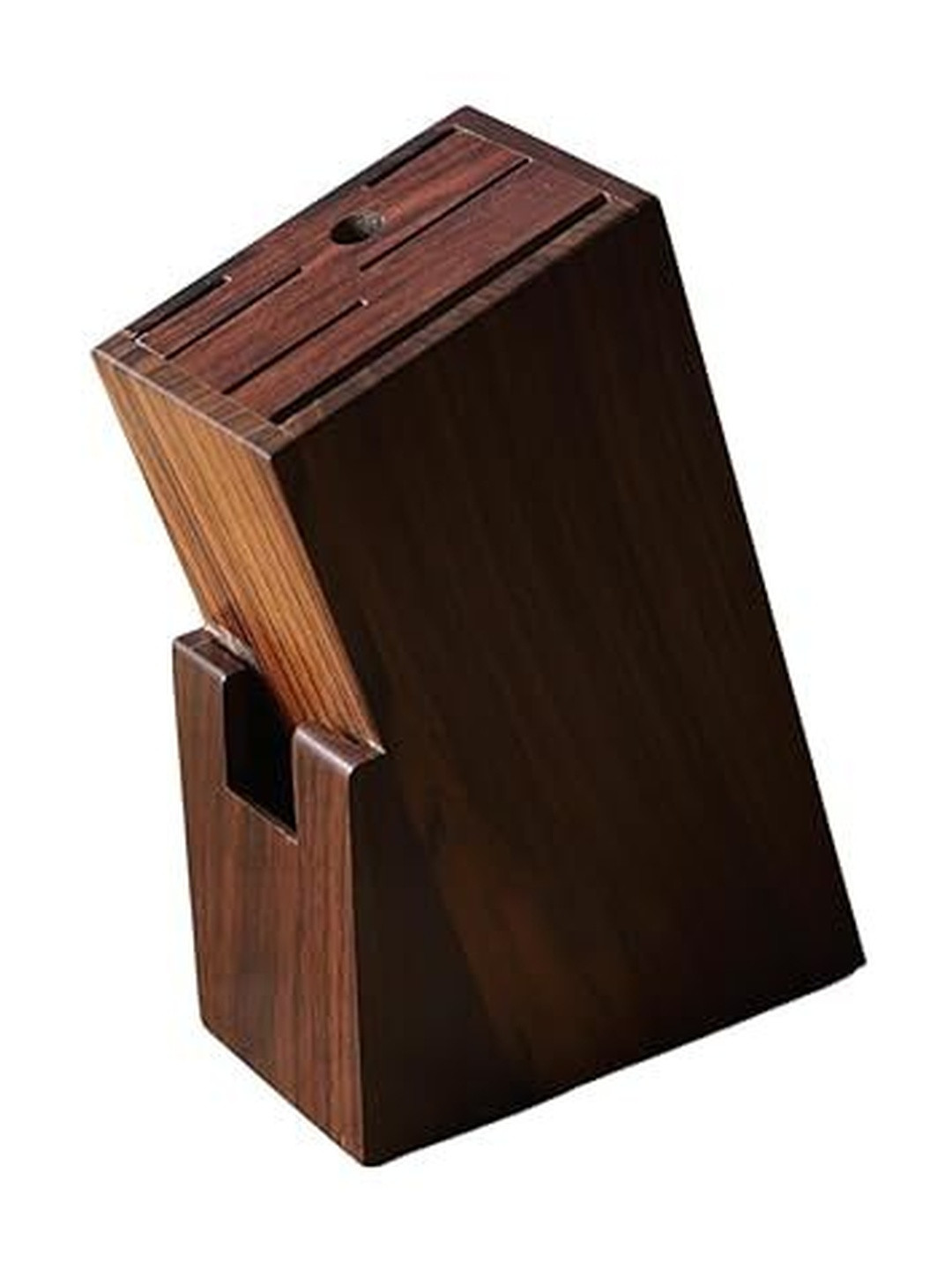 Woodkit Kitchenware Brown Wooden Knives Holder Stand