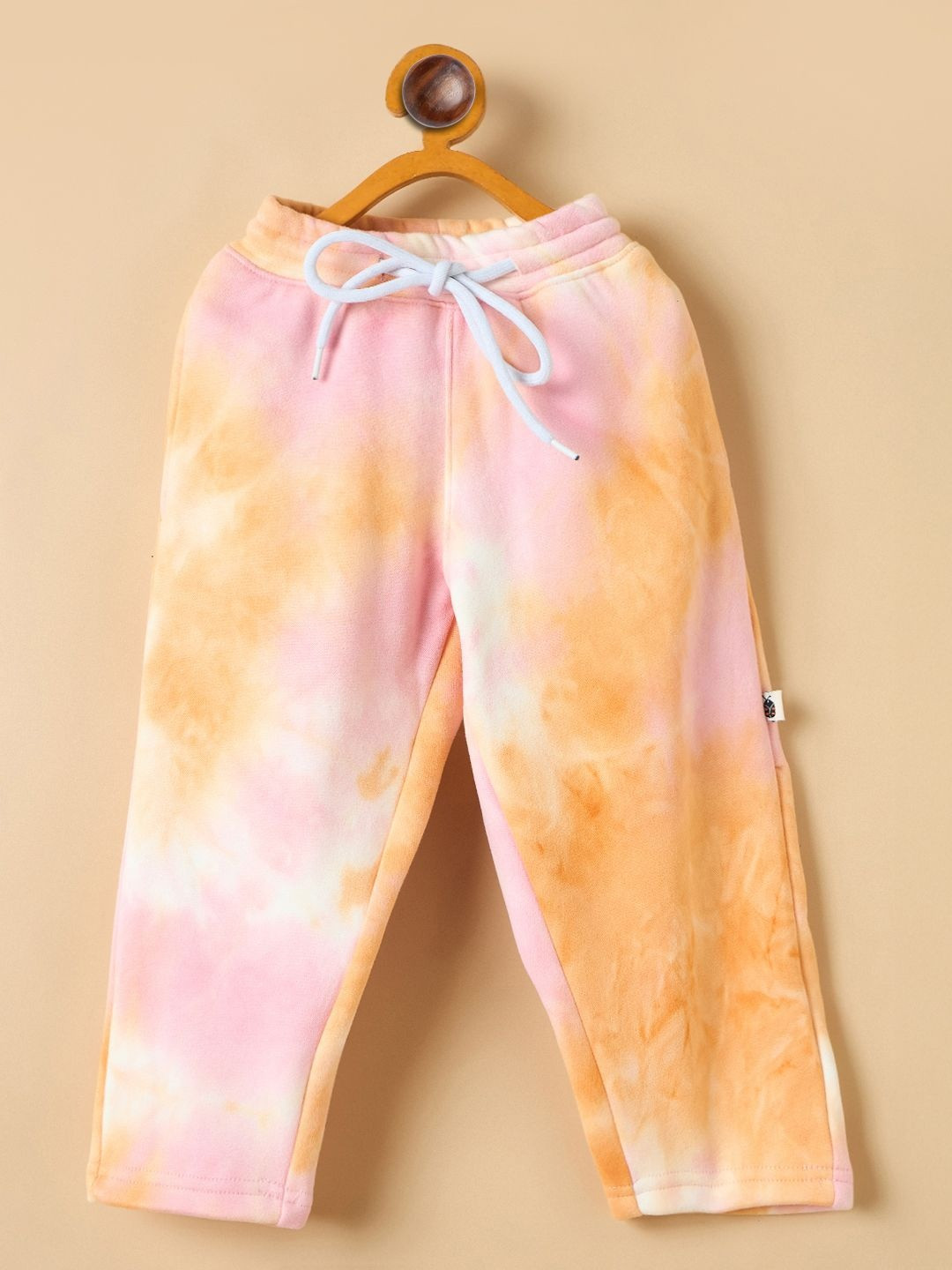 Stylo Bug Girls Tie And Dye Mid-Rise Track Pants