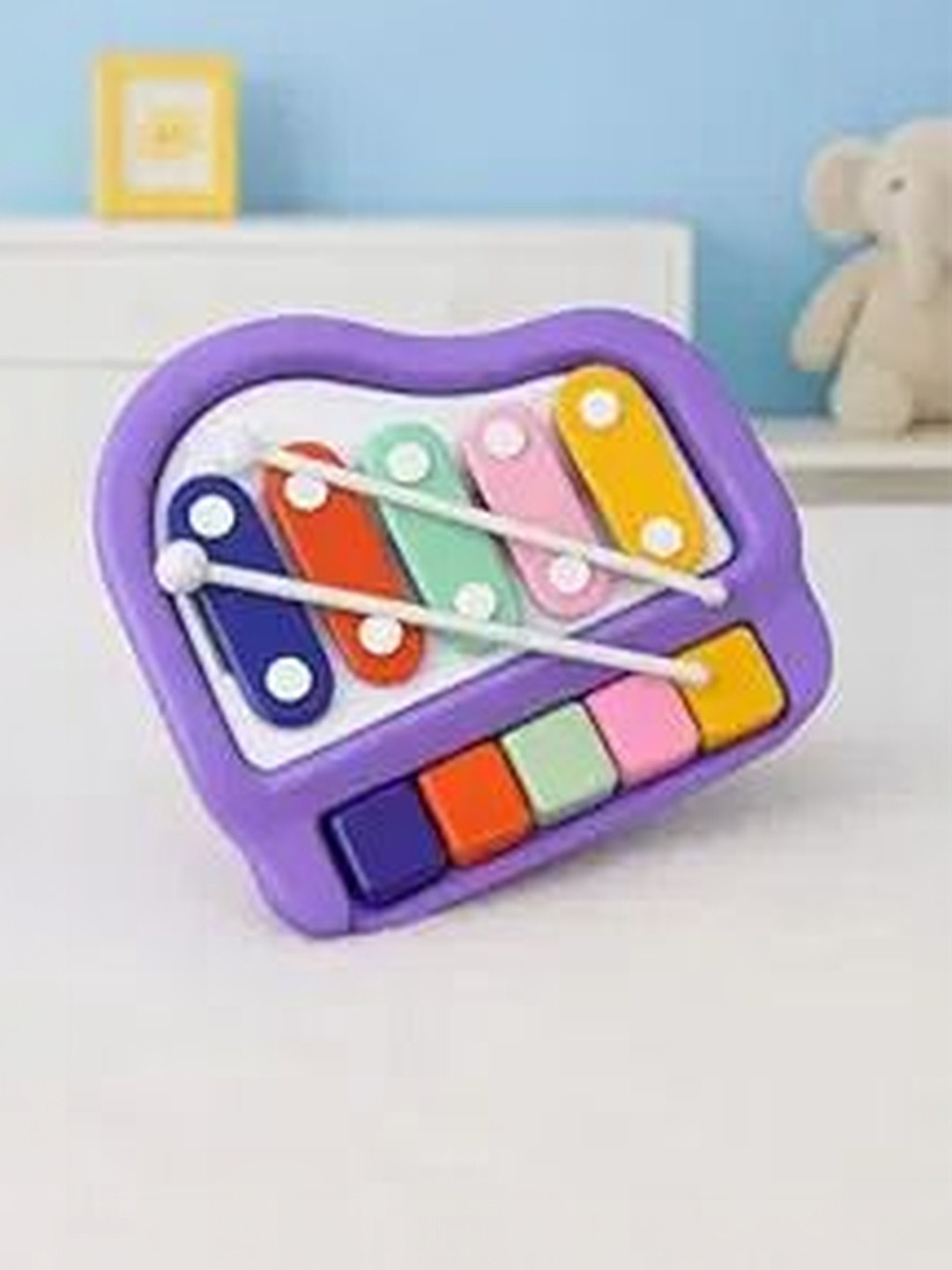 KING TOYZ Kids 2-In-1 Xylophone Electronical Instrument Toy