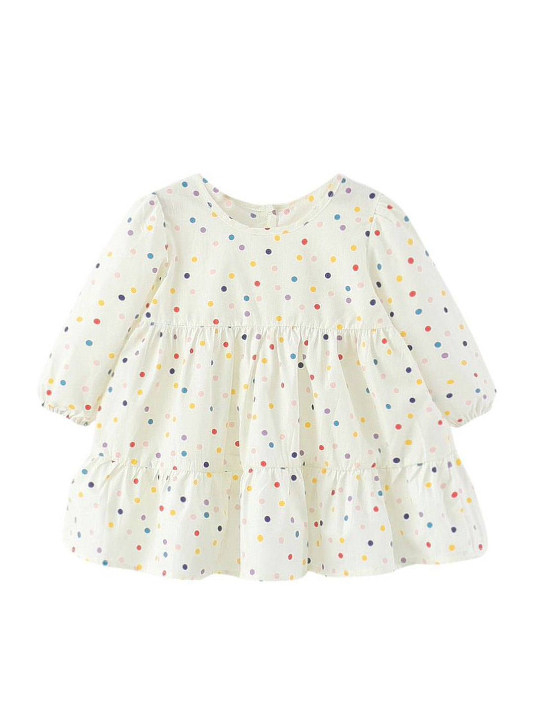 StyleCast x Revolte Infant GirlsPolka Dot Printed Cotton A-Line Dress