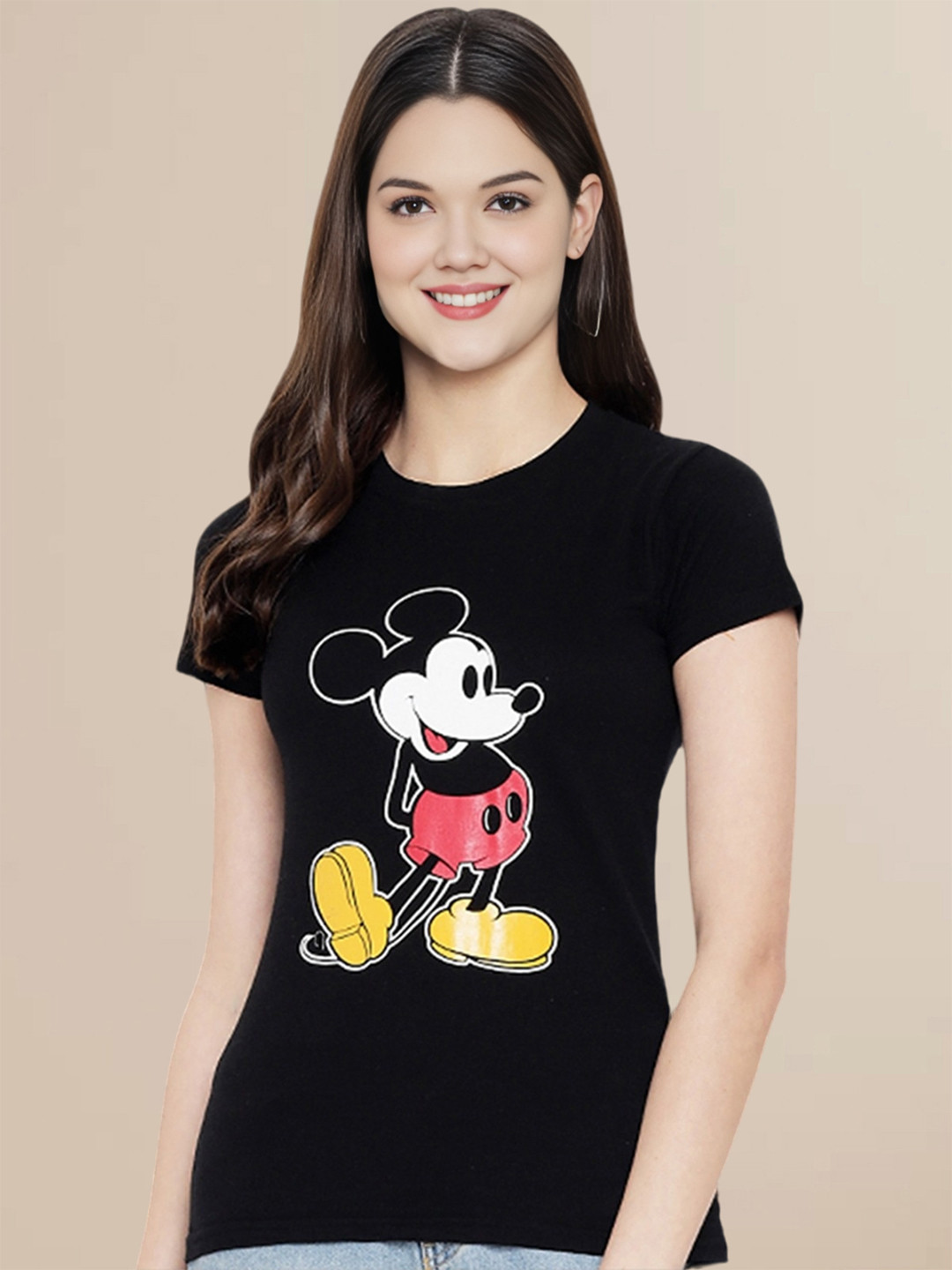 SZN Women Printed Graphic Casual Slim Fit T-Shirt