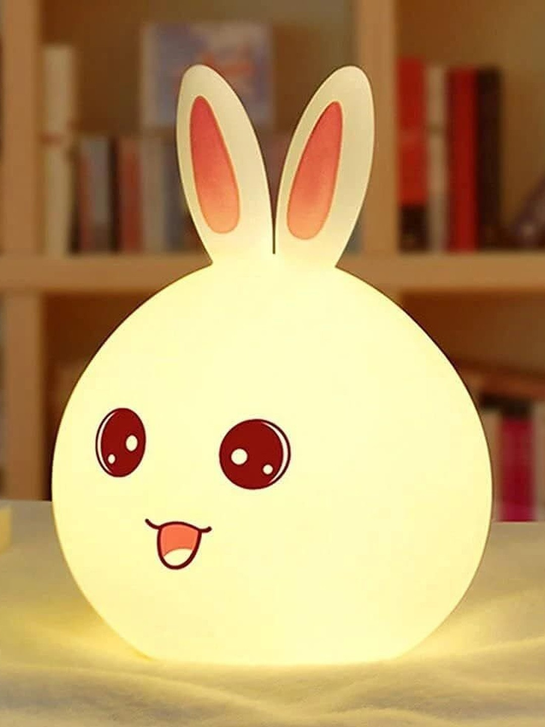 OPINA Cute Rabbit Silicone Night Lamp With Rechargeable Battery