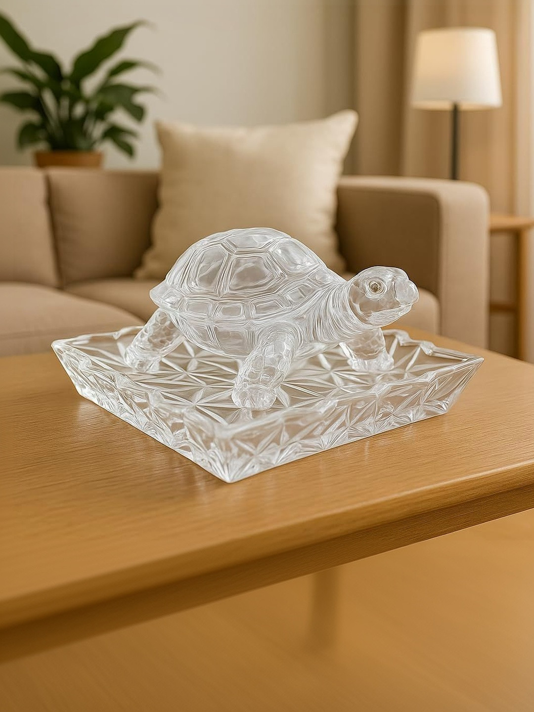 Manifested Decor Transparent Showpiece