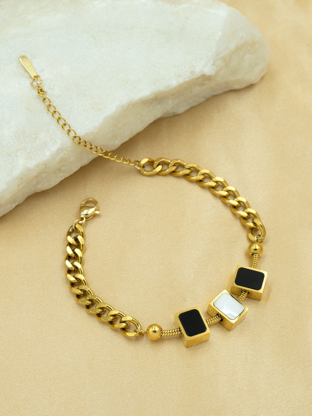 ARTKLIM Gold-Plated Link Anti-Tarnish Bracelet