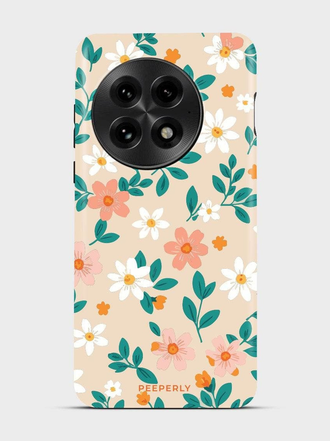 PEEPERLY Women Floral Pastel Haze Printed Impact Resistant OnePlus 11 5G Back Case