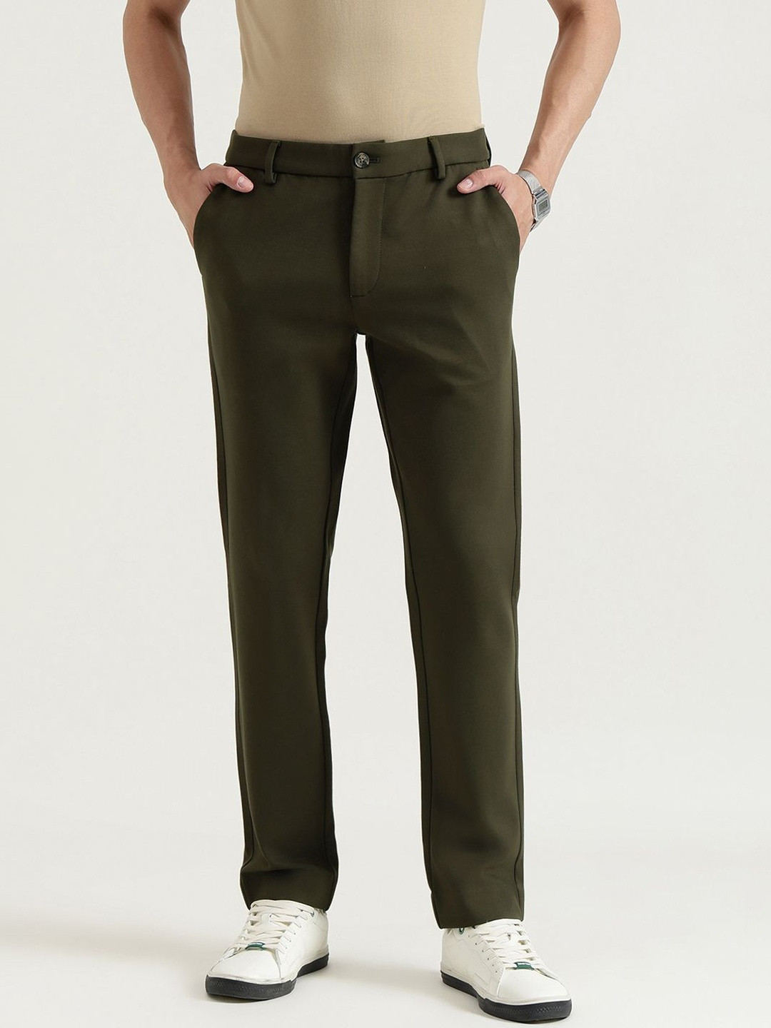 United Colors of Benetton Men Slim Fit Chino Trousers