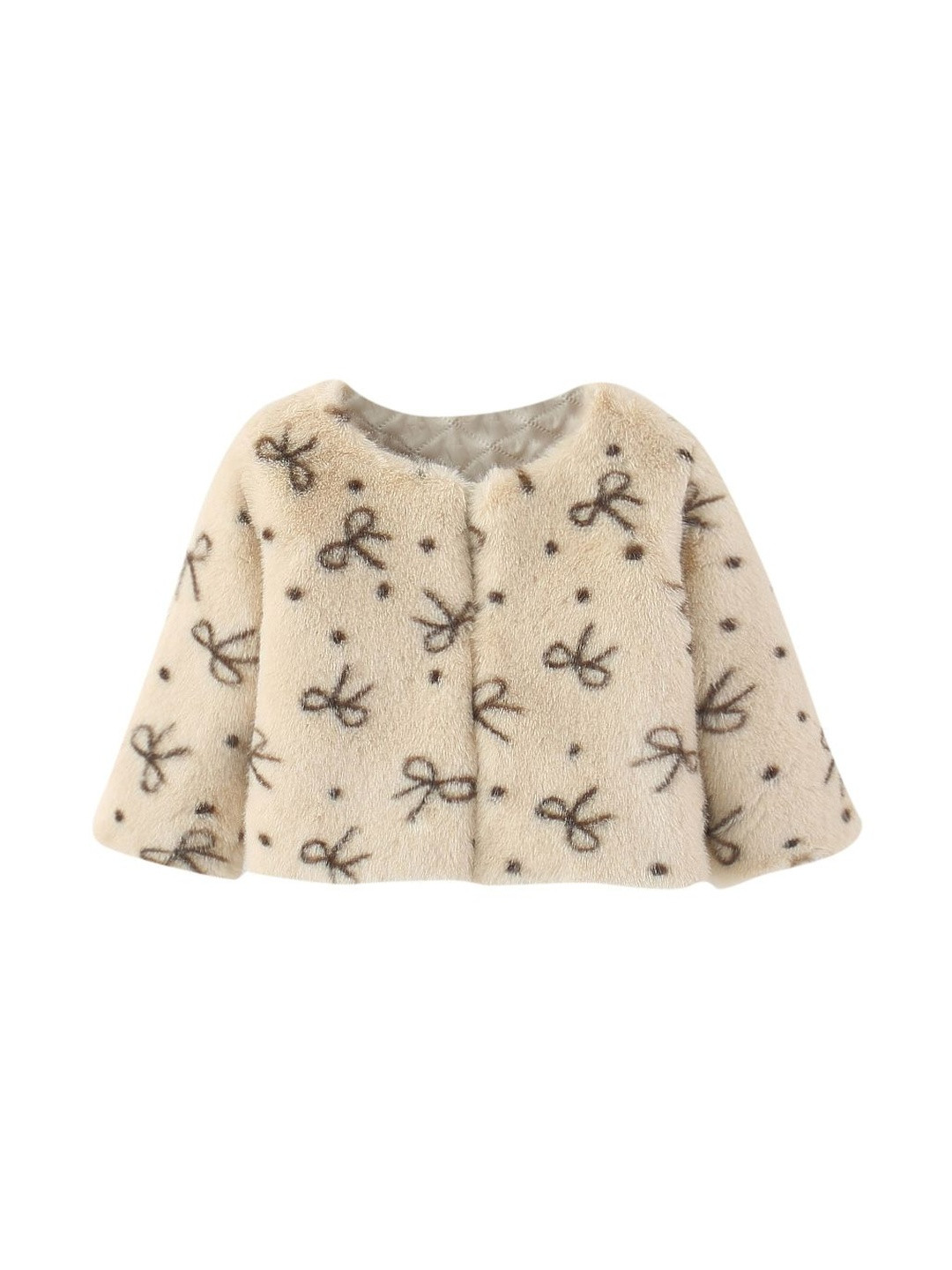 StyleCast x Revolte Girls Printed Round Neck Princess Coats