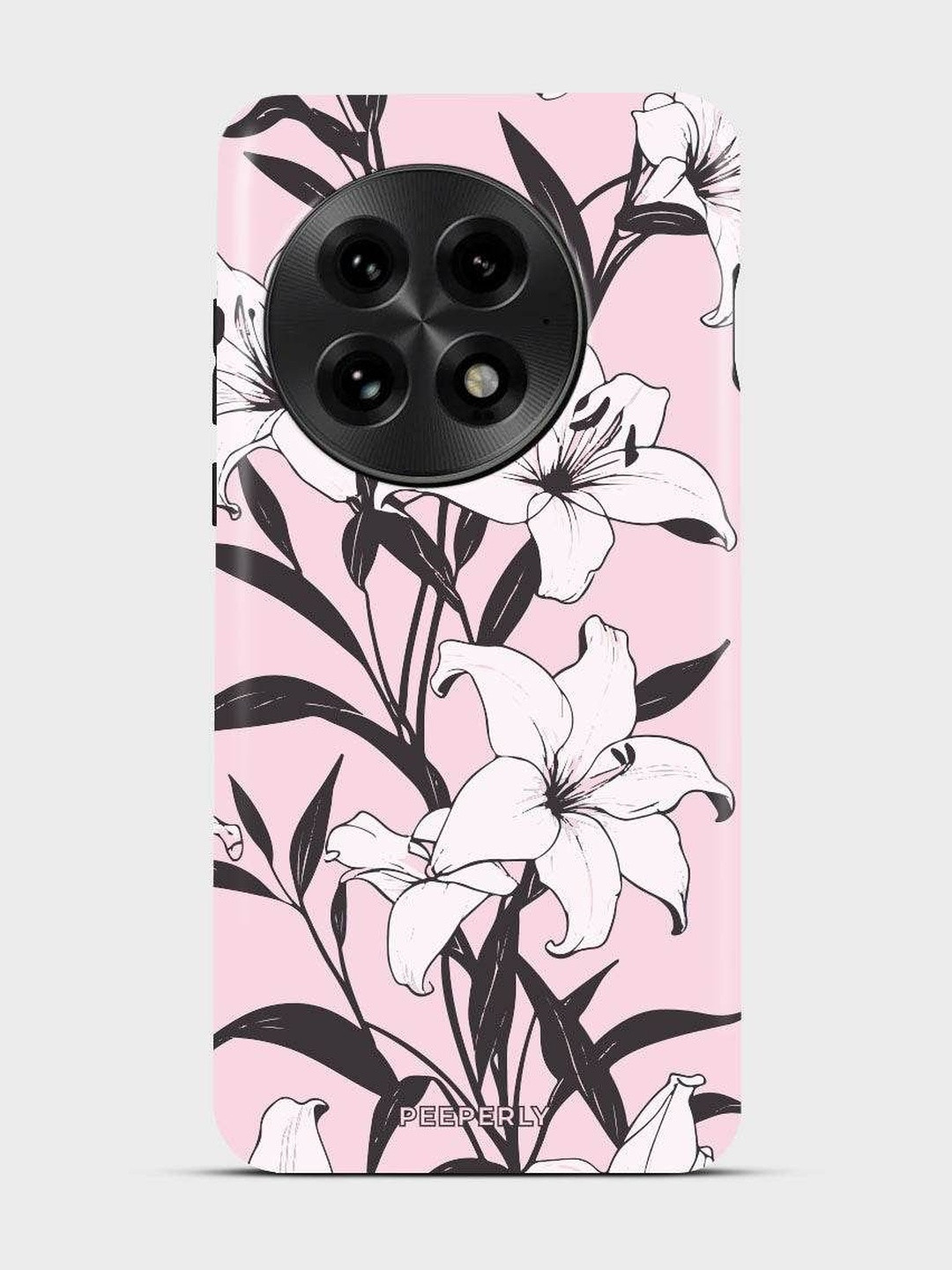PEEPERLY Women Botanic Floral Printed Impact Resistant OnePlus 11 5G Crystal Back Case