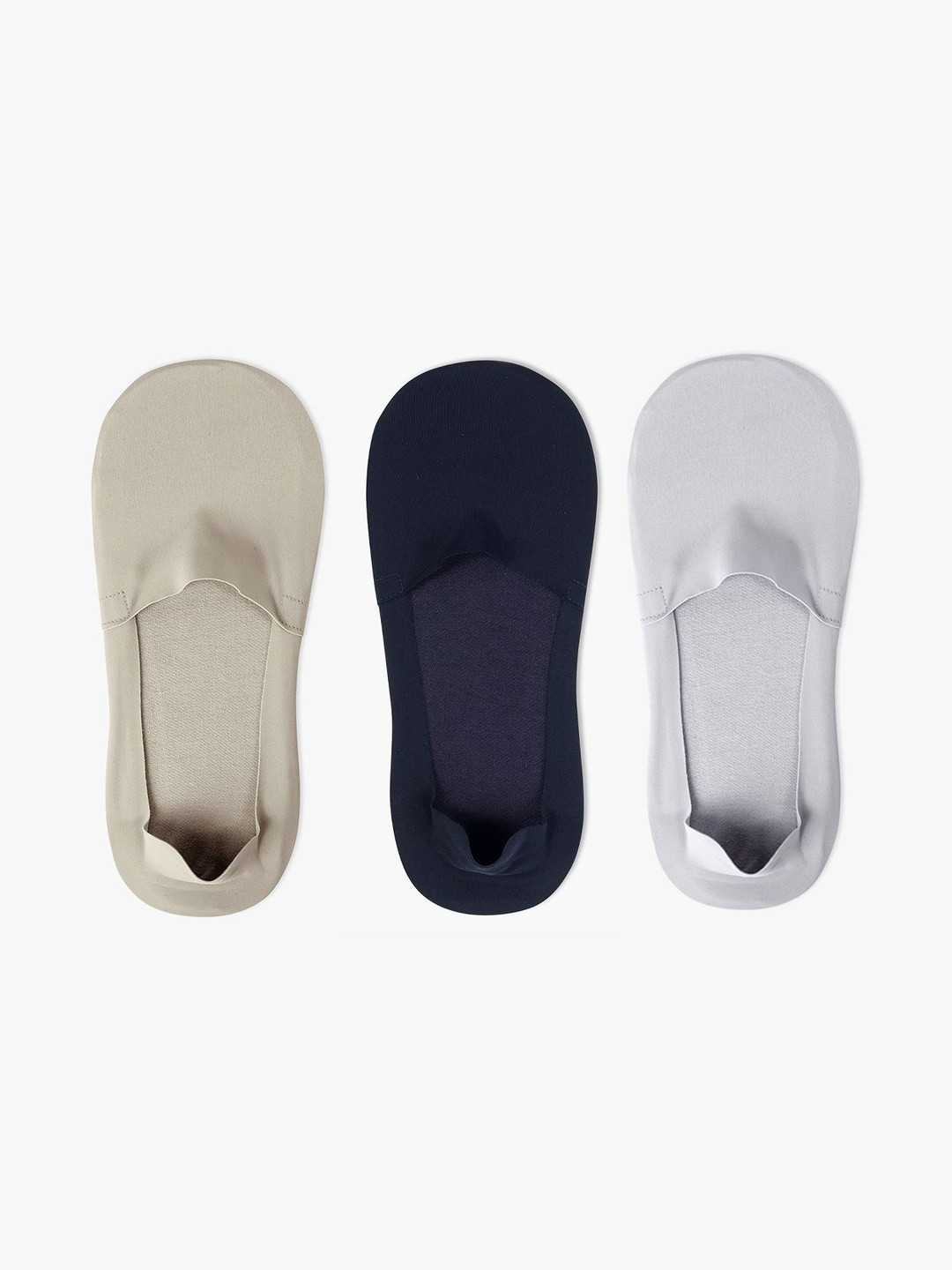 TOFFCRAFT Pack of 3 Men Cotton Shoe Linear Length Socks