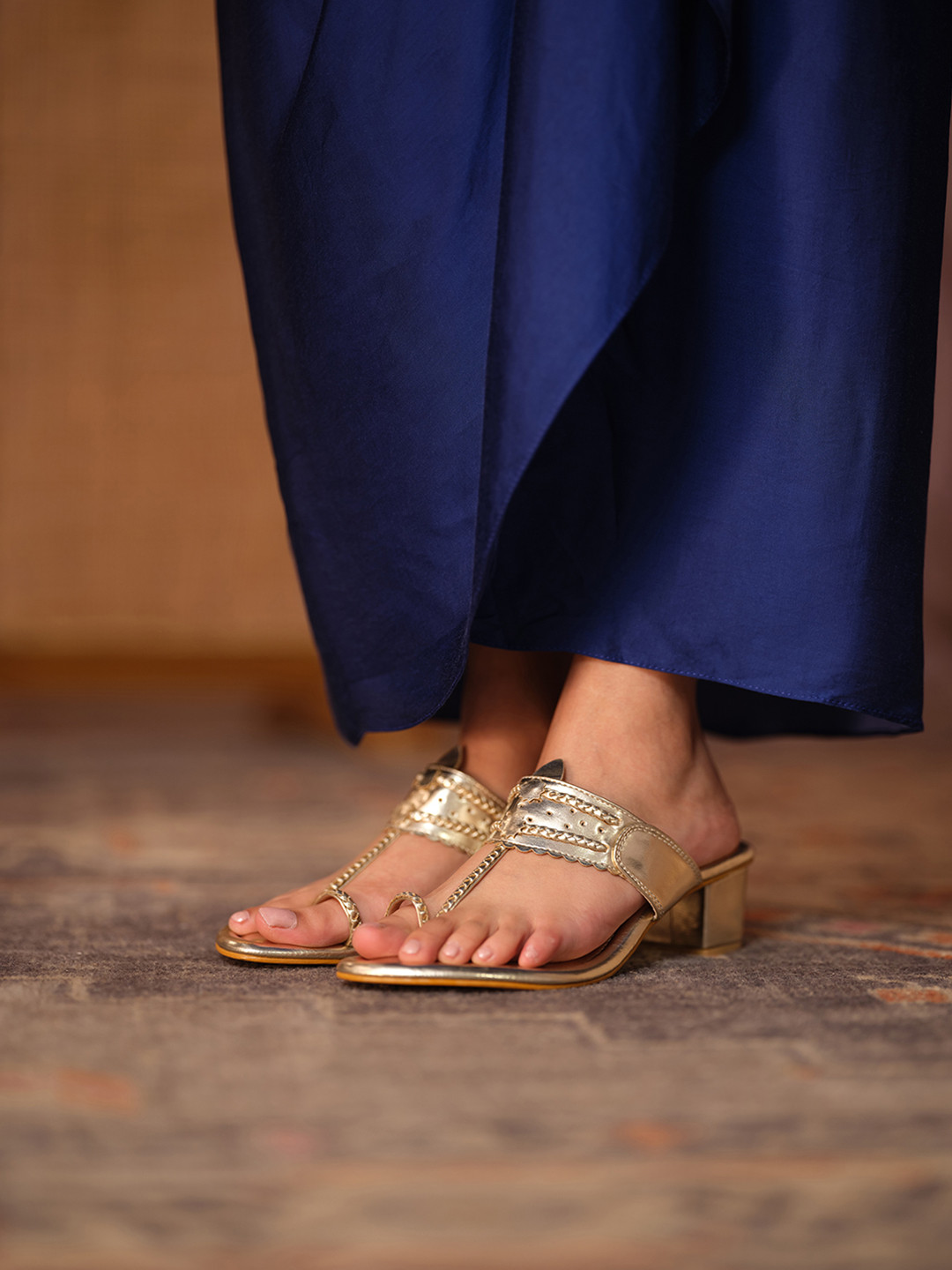 ERIDANI Women Aaliaa Kolhapuri Heels