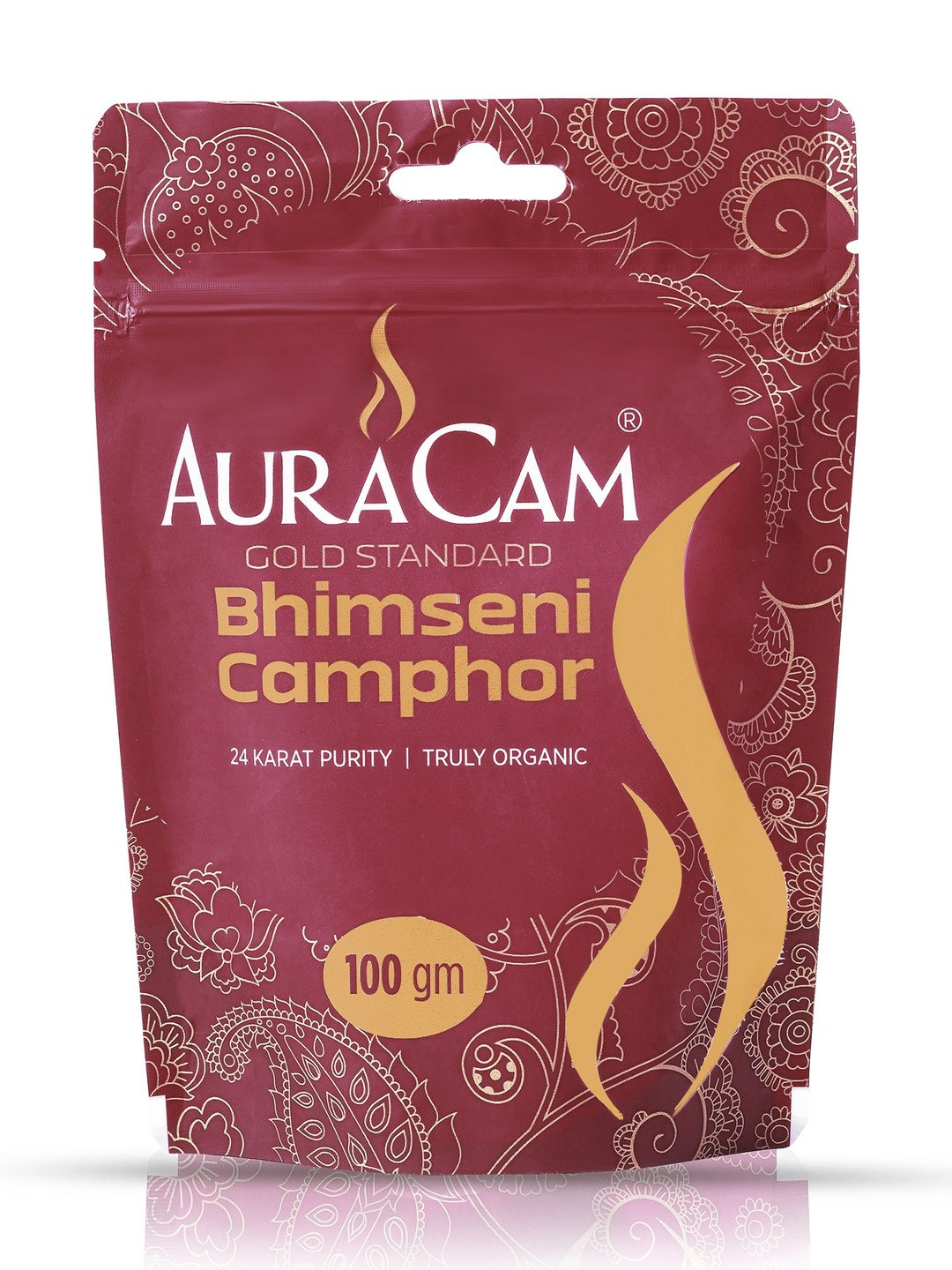 AuraCam White Pure Bhimseni Camphor - 100g
