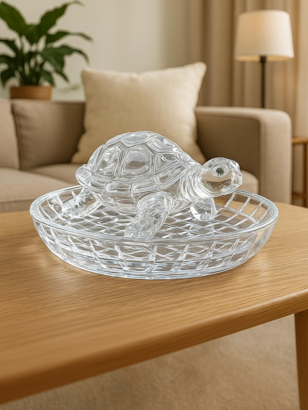 Manifested Decor Transparent Showpiece