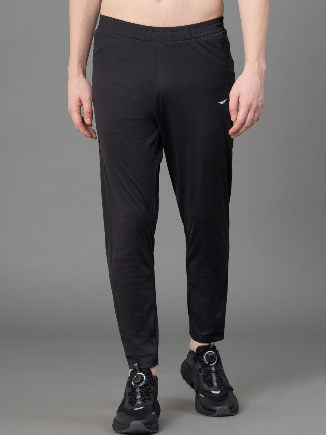 Red Tape Men Mid-Rise Antimicrobial Track Pants