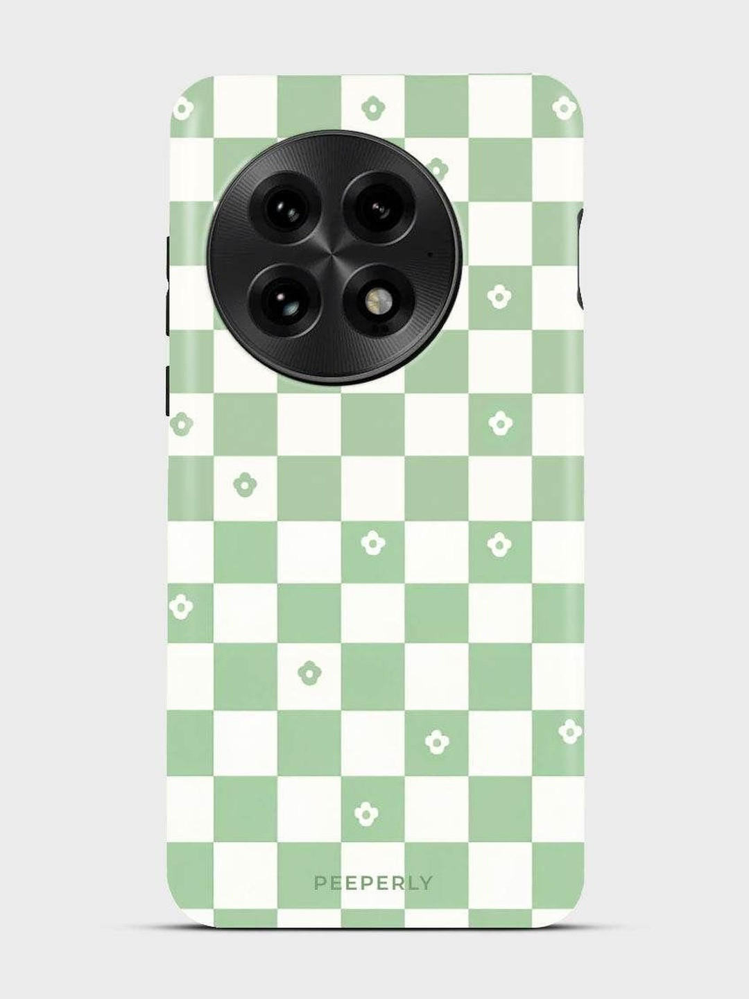 PEEPERLY Women Geometric Bloom Board Printed Impact Resistant OnePlus 11 5G Back Case