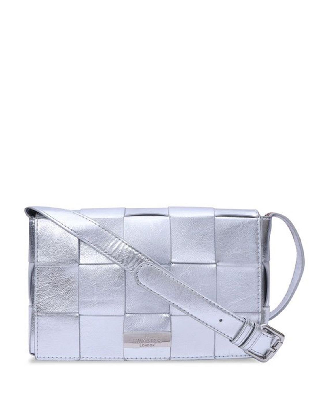 HAMSTER LONDON PU Structured Handheld Bag with Applique