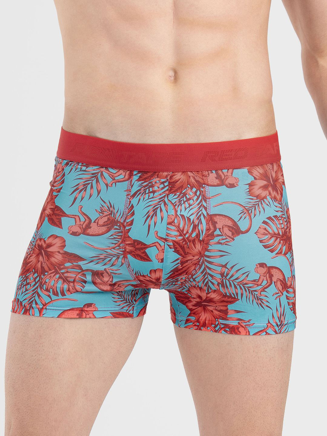 Red Tap Printed Mid-Rise Trunk RUT0074M-S