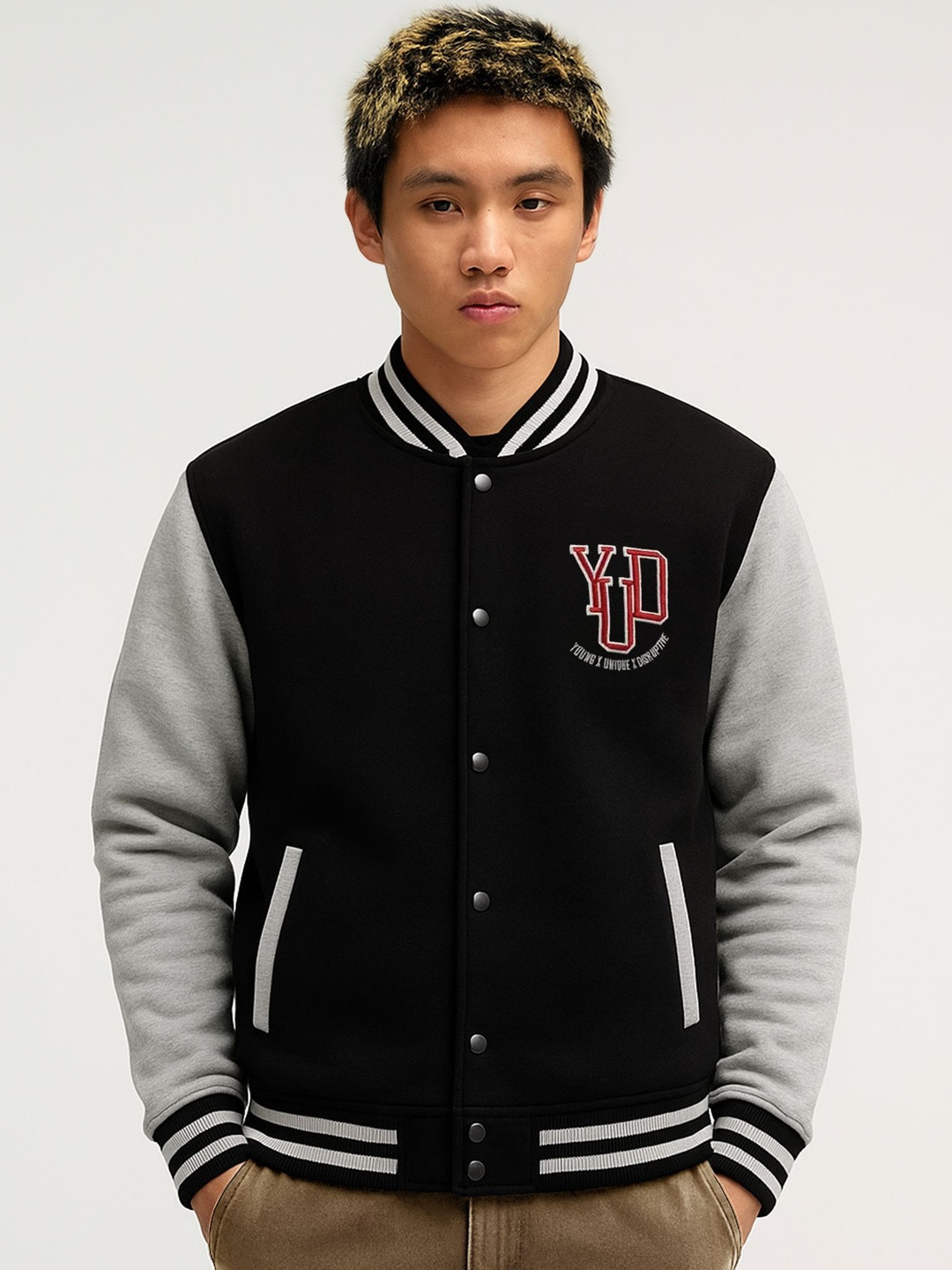 Maniac Men Fleece Lightweight Bomber Jacket