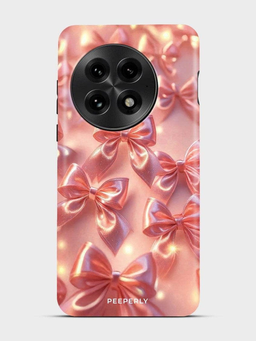 PEEPERLY Women Bow Surprise Inside Printed Impact Resistant OnePlus 11 5G Back Case
